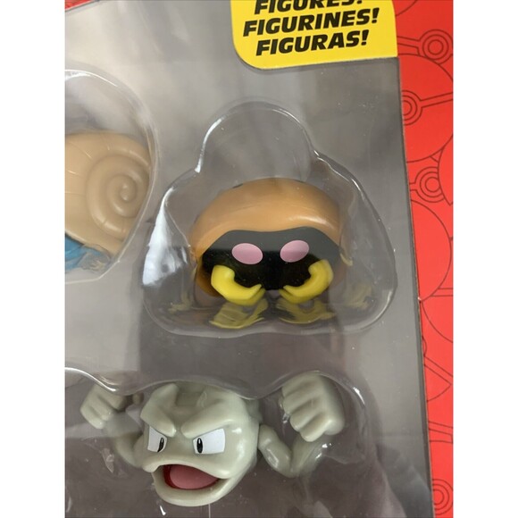 Pokemon Battle Ready 6 Figure Multi-Pack Pikachu Cleffa Omanyte Kabuto Geodude - Picture 7 of 11